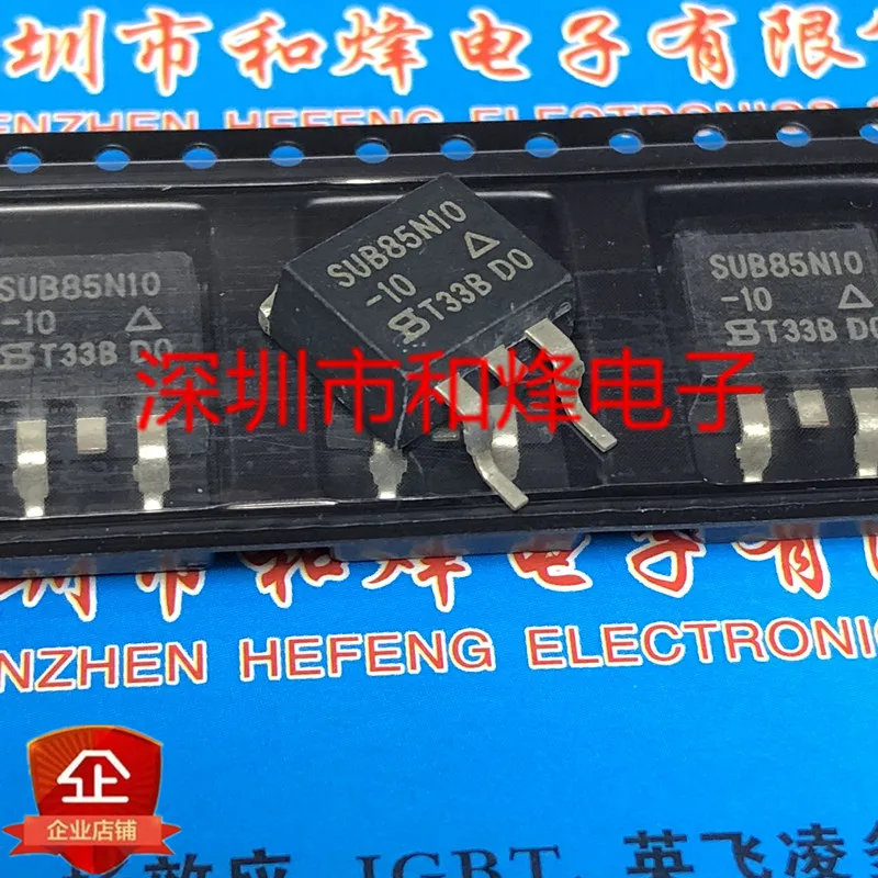 

30pcs original new SUB85N10-10 TO-263 100V 85A