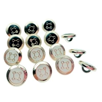 hl 500pcs 11mm new dripping oil shank plating buttons diy apparel sewing accessories shirt buttons