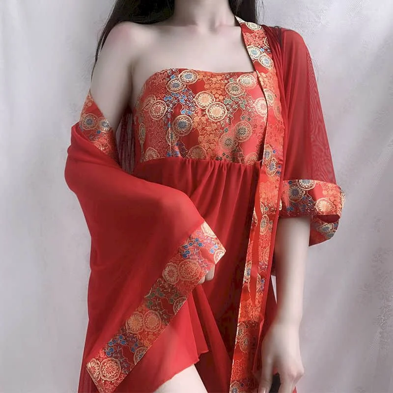 

Sexy Kimono Cosplay Lingerie Pajamas Tease Bed Temptation Clothing Hot Open Crotch Free Take Off Passion Sexual Fantasy Slutty