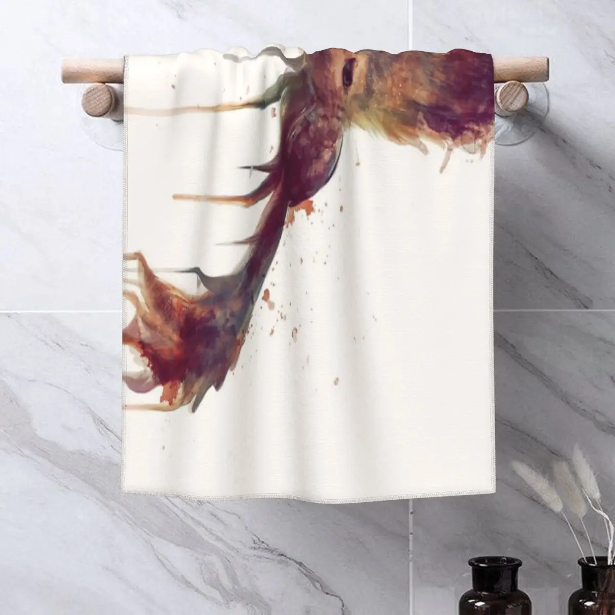 

Полотенце для лица Red Deer 1, полотенце s, полотенце s, Большое банное пляжное полотенце, быстросохнущее полотенце s