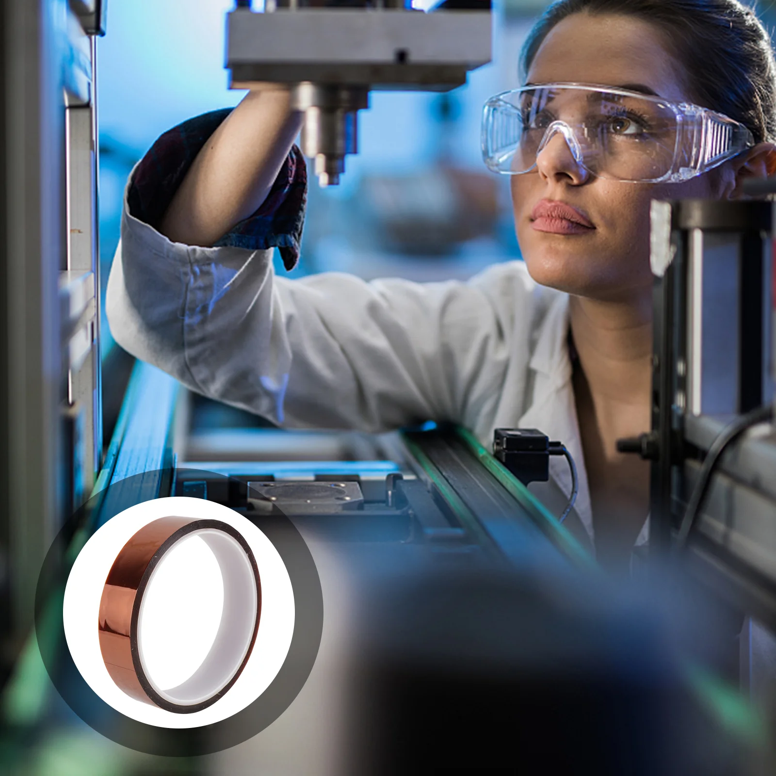 

Tape Heat Polyimide Resistantadhesive Sublimation Electrical Temperature Film Transfer Masking Soldering Proof High Insulating