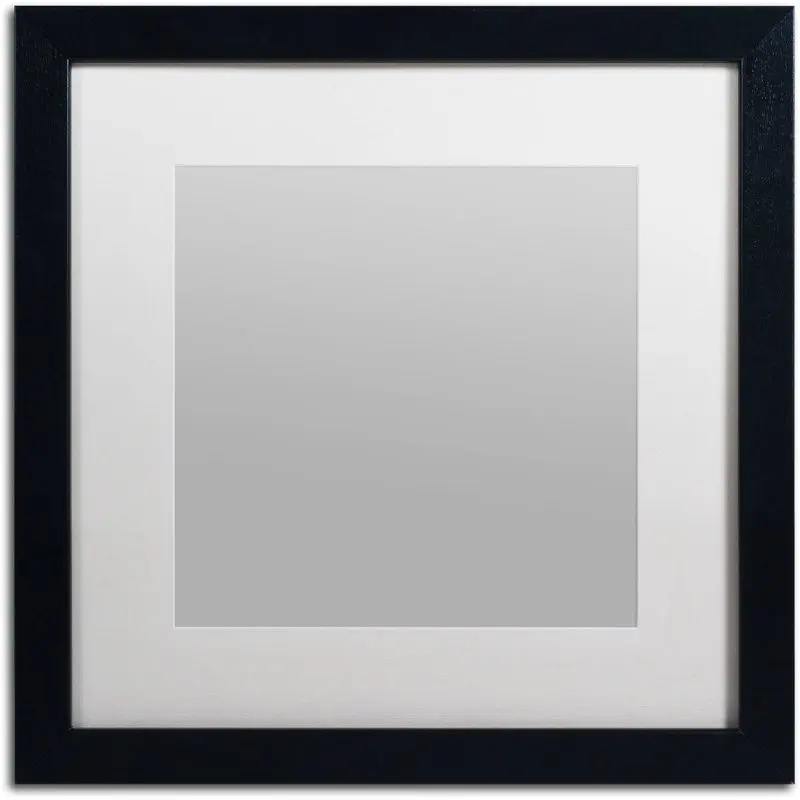 

Сверхмощная черная рамка для картины 16x16 с белым ковриком 11x11, украшения «сделай сам»