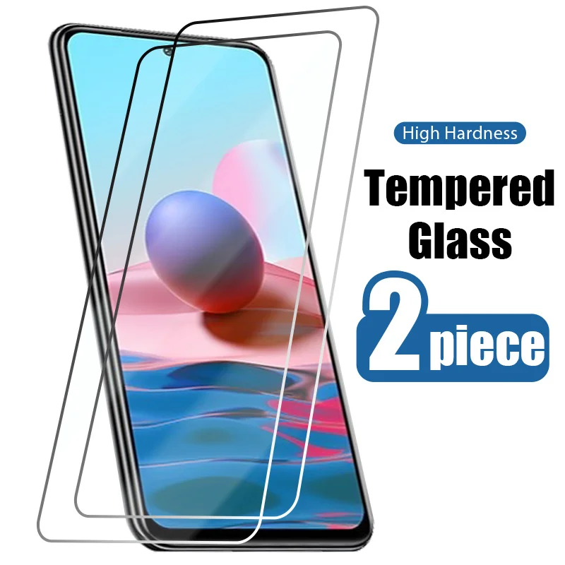 2pcs tempered glass for redmi note 11 pro 10 Pro max 10s protective glass for redmi note 9 pro max 9s 9t 8t 8 7 pro