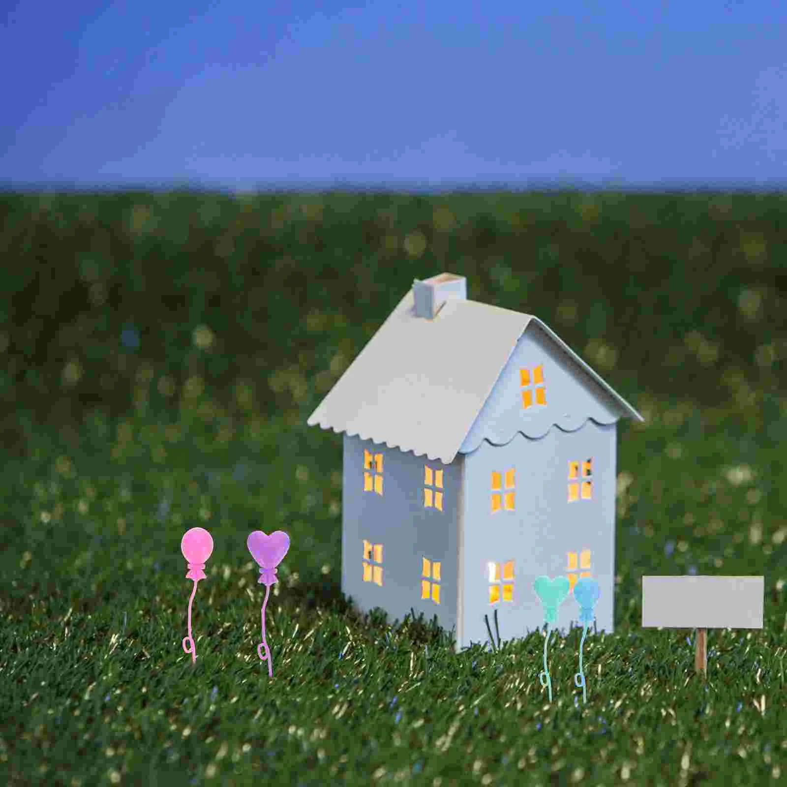 20 шт. воздушный шар для кукольного домика пластиковые миниатюрные игрушки