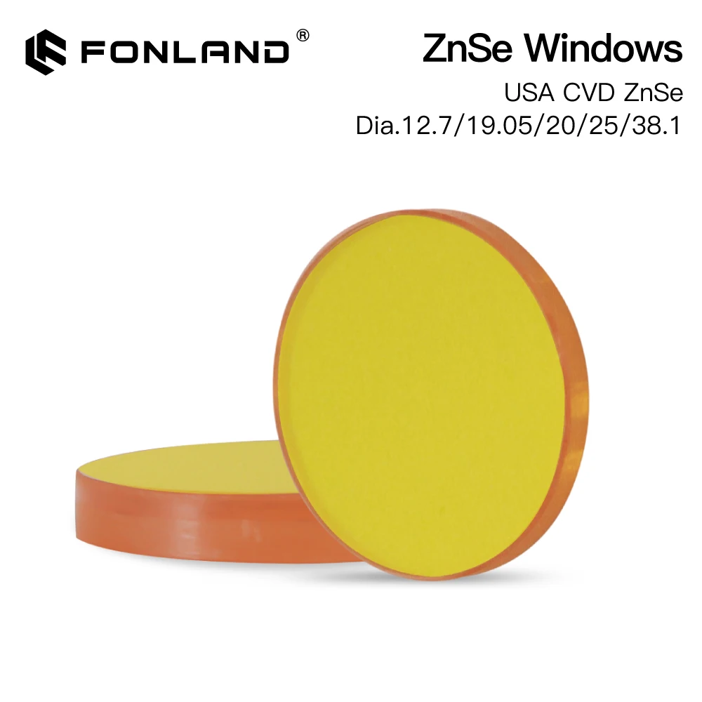 

Защитные окна Fonland CO2 США CVD ZnSe Материал окна Диаметр 12,7 20 38,1 50 мм для лазерной трубки CO2