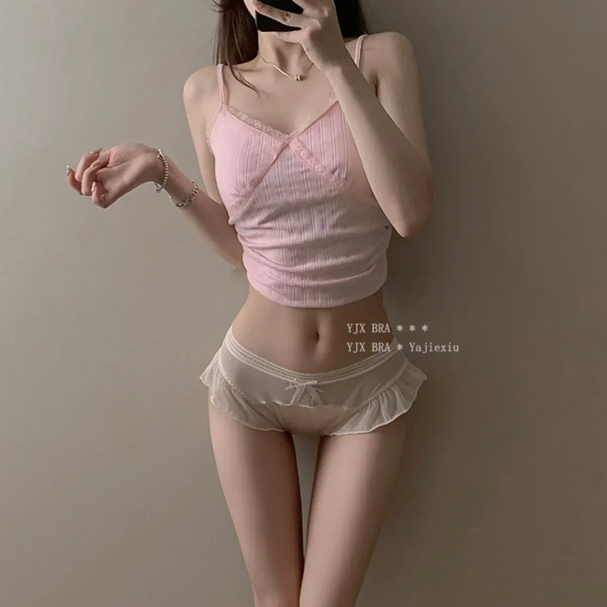 

Lace Panties Thin Super Summer Quick-drying And Japanese Fashion Girly Sweet Standard Personality Cute Breathable Sweet: Briefs