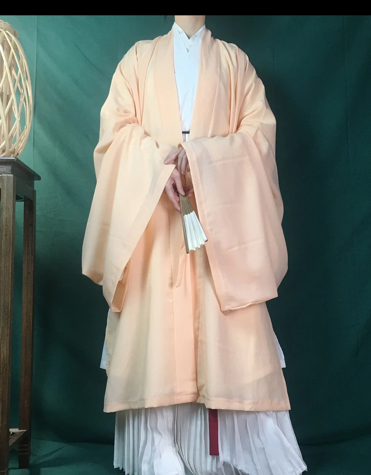 Song Hanfu Long Sleeved over-Dress Placket Cross Collar Robe
