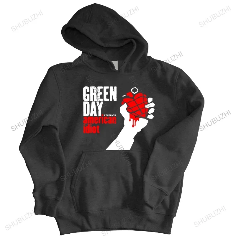 men autumn hoodie black hoody Green Day ' AMERICAN IDIOT ALBUM COVER - Nuevo y Oficial brand