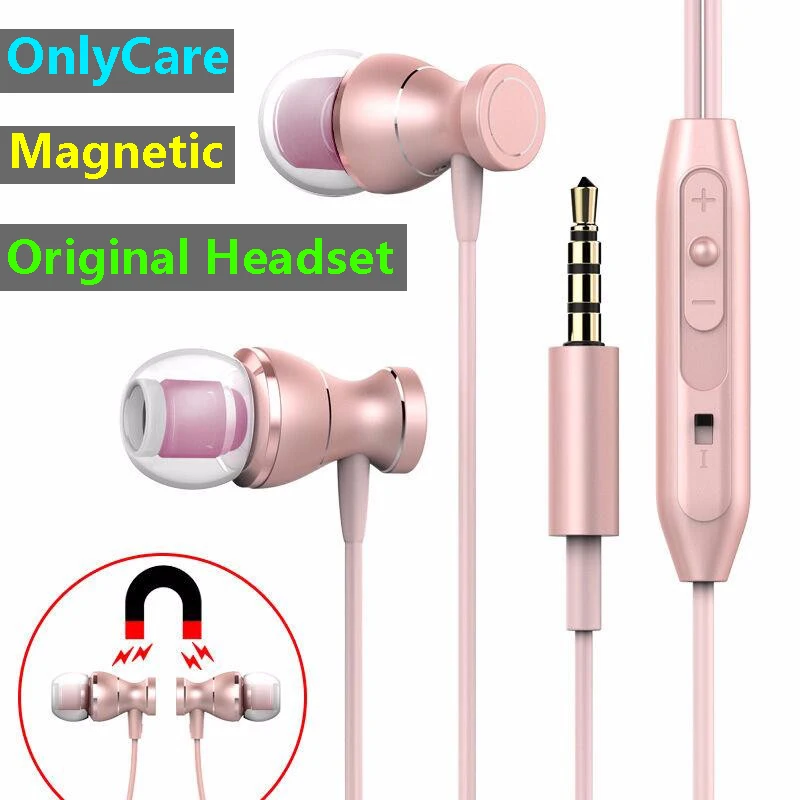 

Professional Earphone Metal Heavy Bass Music Earpiece for Alcatel 1 3 3V 3C 3X fone de ouvido