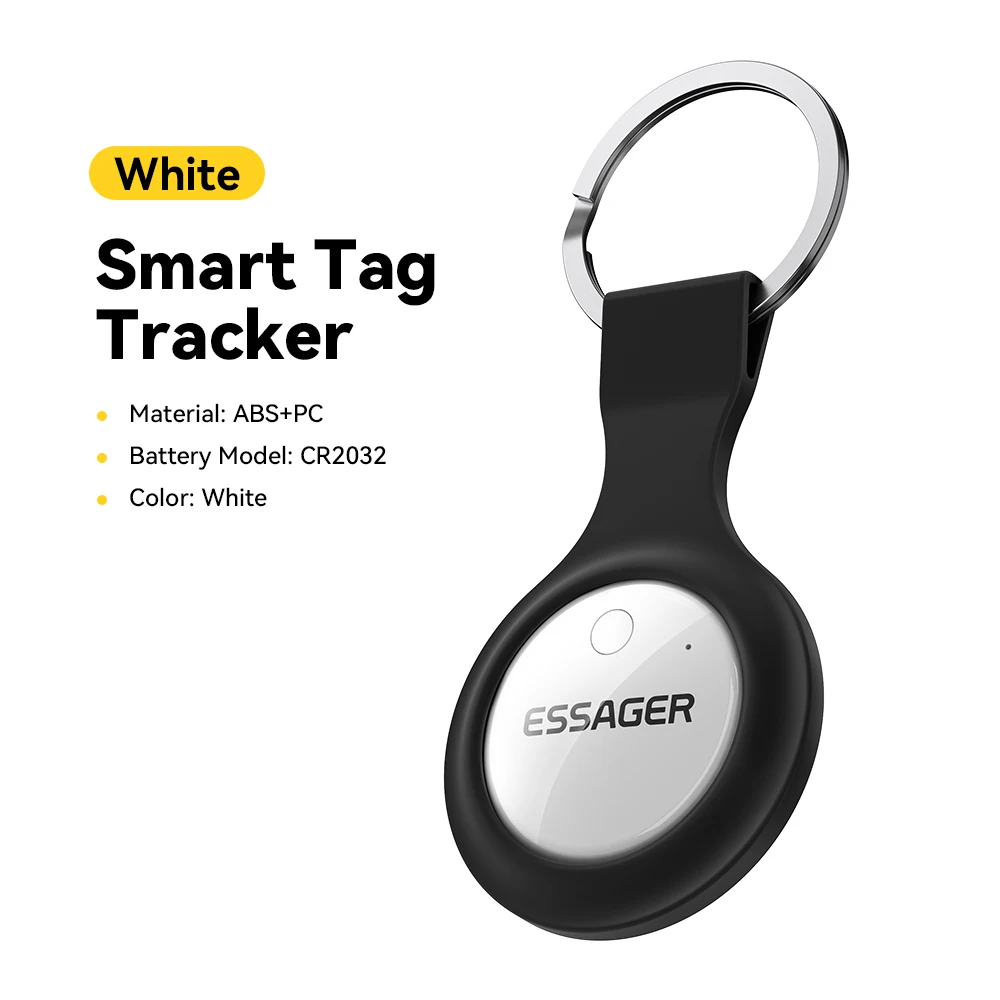 

Eessager Security SmartTag Tracker с IP Find My GPS Bluetooth для багажа Earbud IOS MFi Детектор ключей Pet Anti Lost Device