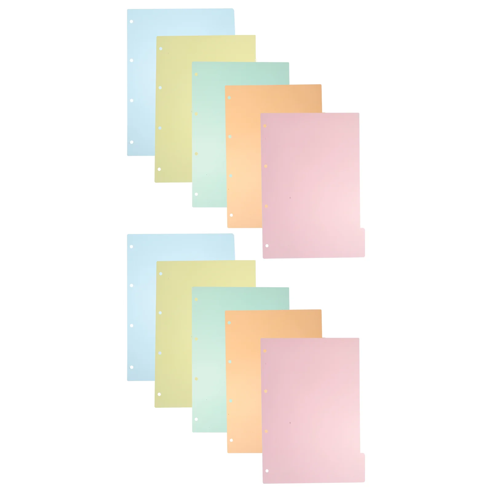 

10 шт., Заполняемые спиральные подвески для блокнотов