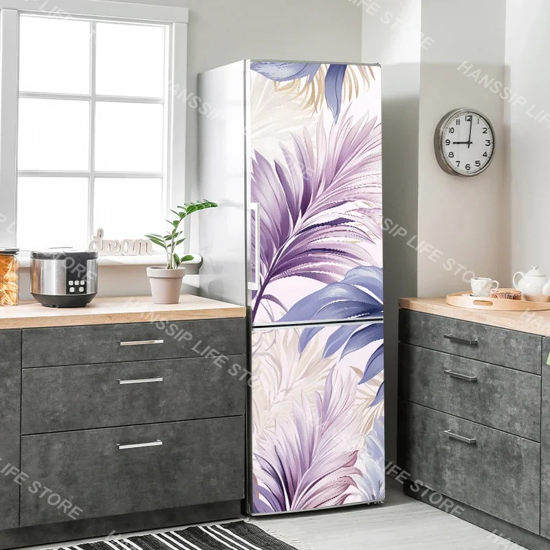 Наклейка для холодильника с романтическими цветами простые обои съемная