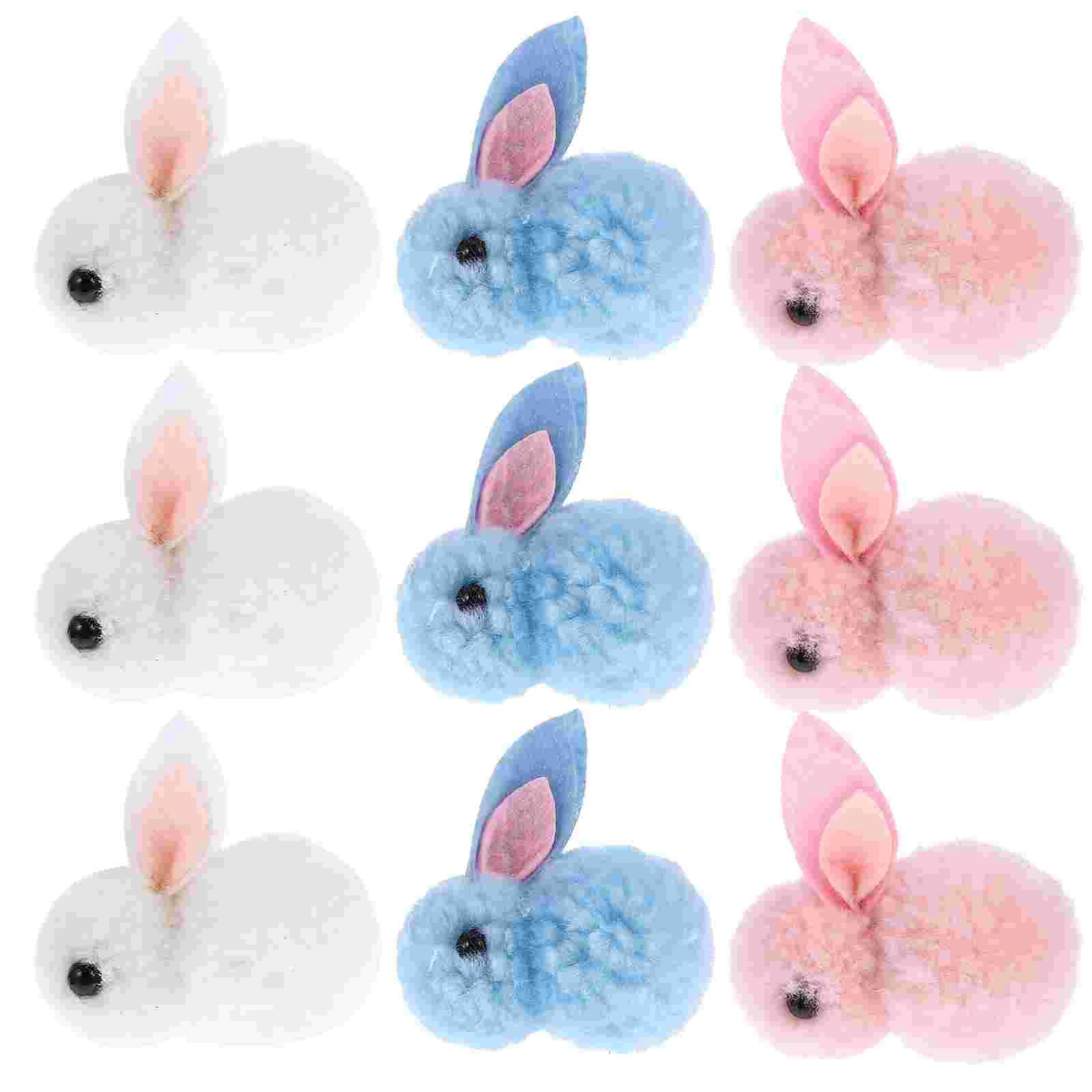 

Xmas Thanksgiving Table Decoration Miniature Ornamentanimal Kids Christmas Plush Rabbit Miniaturesfigurelandscape Stuffed