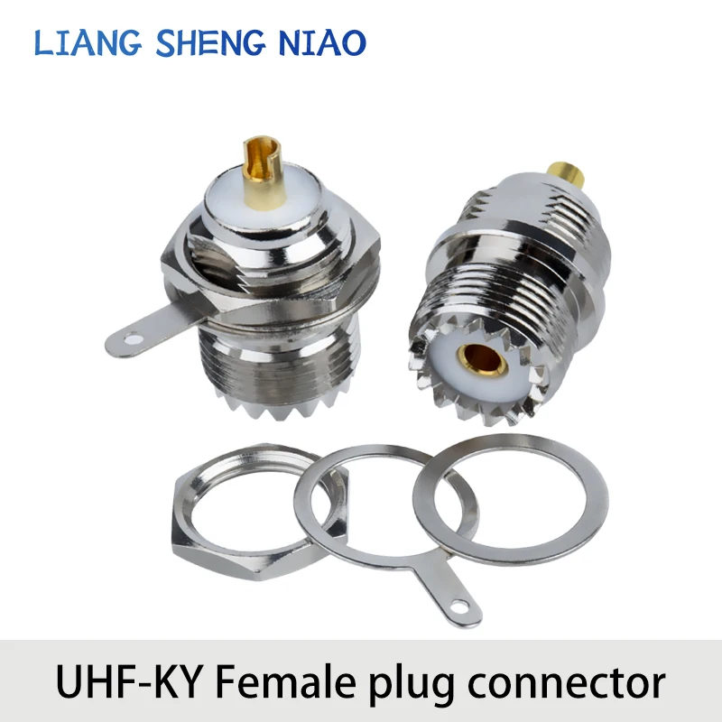 

SL16-KY SL16 female seat with nut fixed M-KY chassis fixed using UHF-KY connector