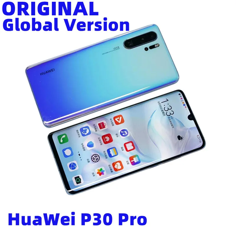 Смартфон HuaWei P30 Pro, Внешнее зарядное устройство 40 Вт, Kirin 980 ...