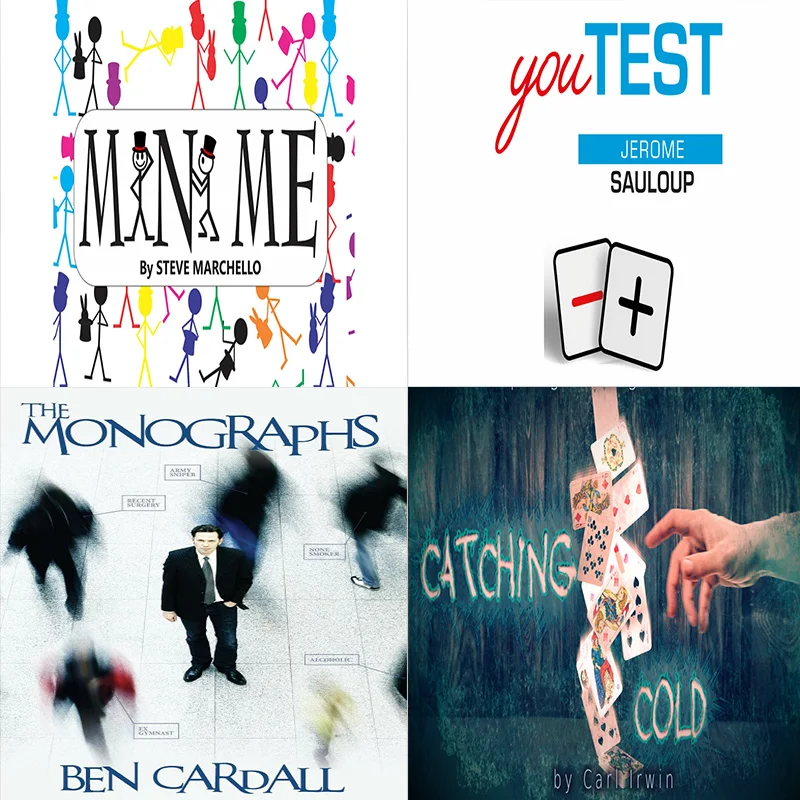 

YouTest by Jerome Sauloup |The Monographs by Ben Cardall | Catching Cold by Carl Irwin | Minime by Steve Marchello Magic Tricks