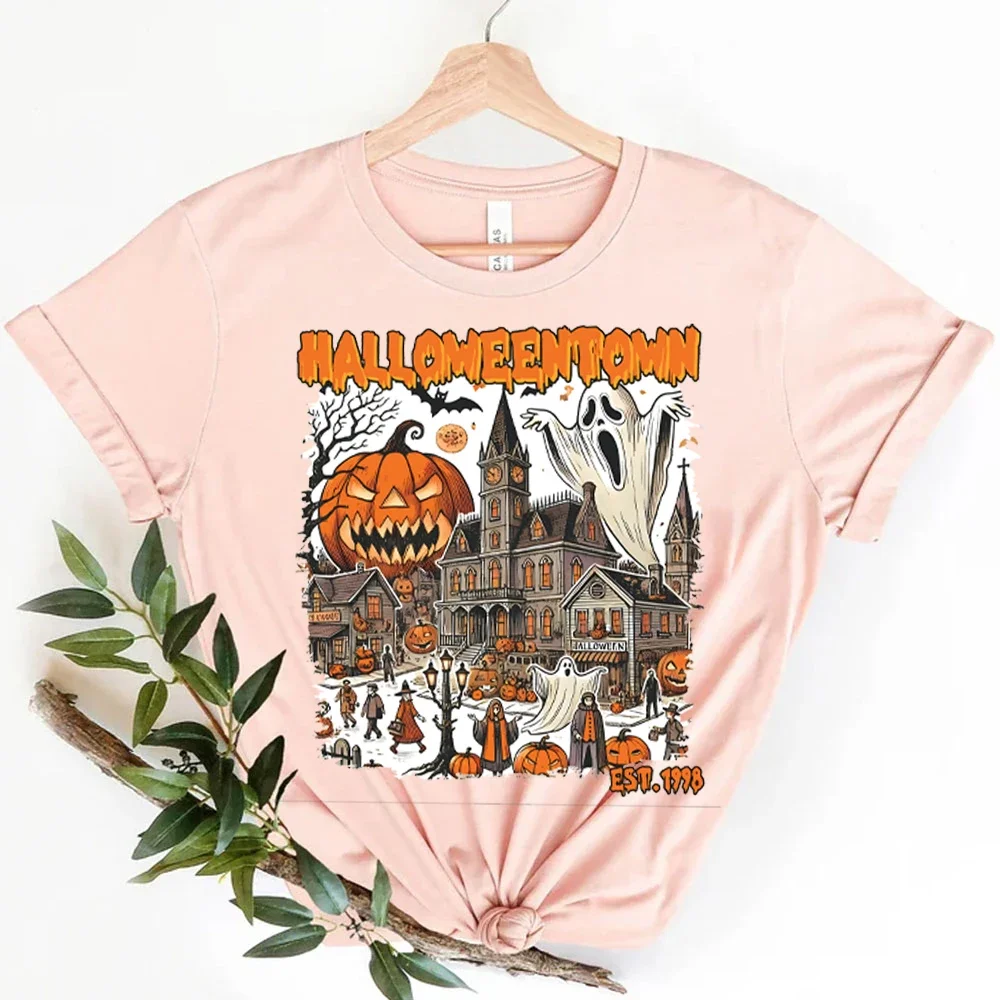 Хэллоуин призраки Est 1998 футболки хэллоуин владельский Университет женская