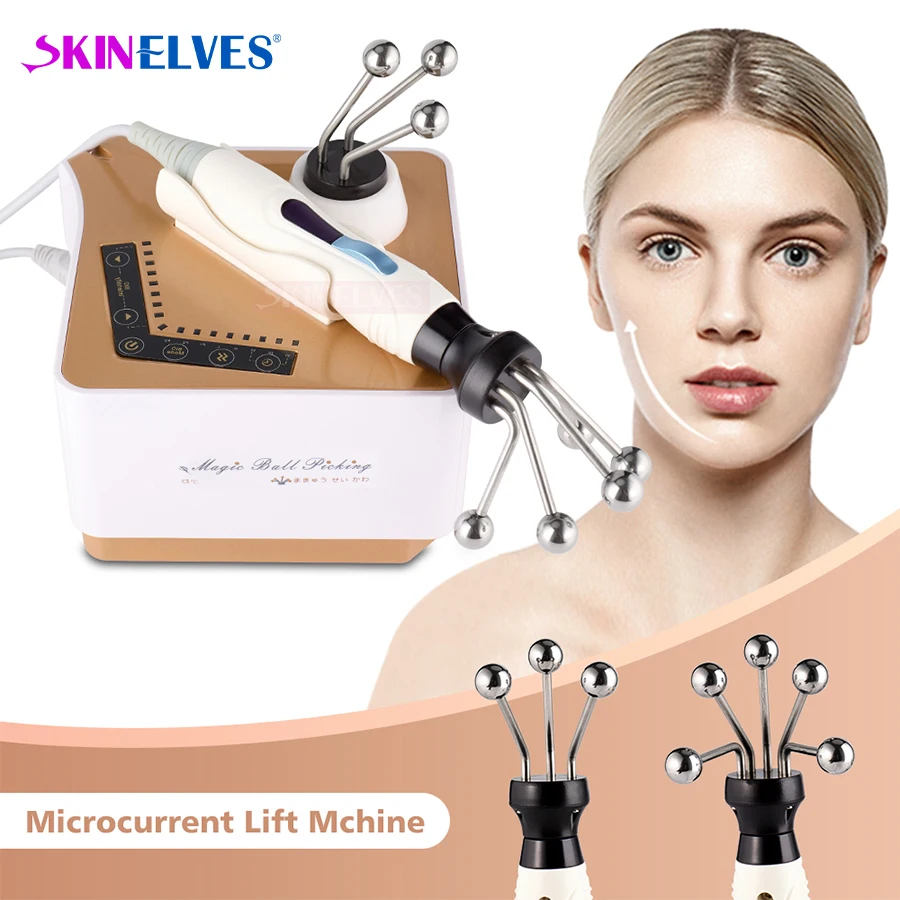 

Original Magic Ball Fascia Massager Microcurrent For Face Professional High Frequency Face Rf Lift Mchine Skin Tightening Wrinkl