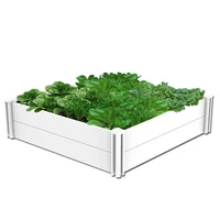 customizable cheap wholesale pvc vinyl plastic raised garden planters beds for vegetable
