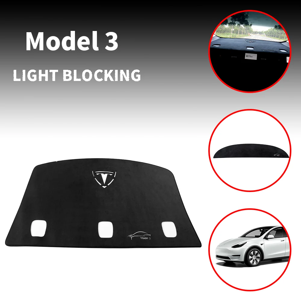 

Car Dashboard Carpet Cover Solar Insulation Panel Protection For Tesla Model 3 Car Accessories