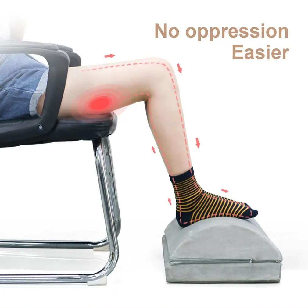 

Ergonomic Feet Cushion Support Foot Rest Under Desk Feet Stool Pillow for Home Computer Work Chair Travel Footrest Massage New