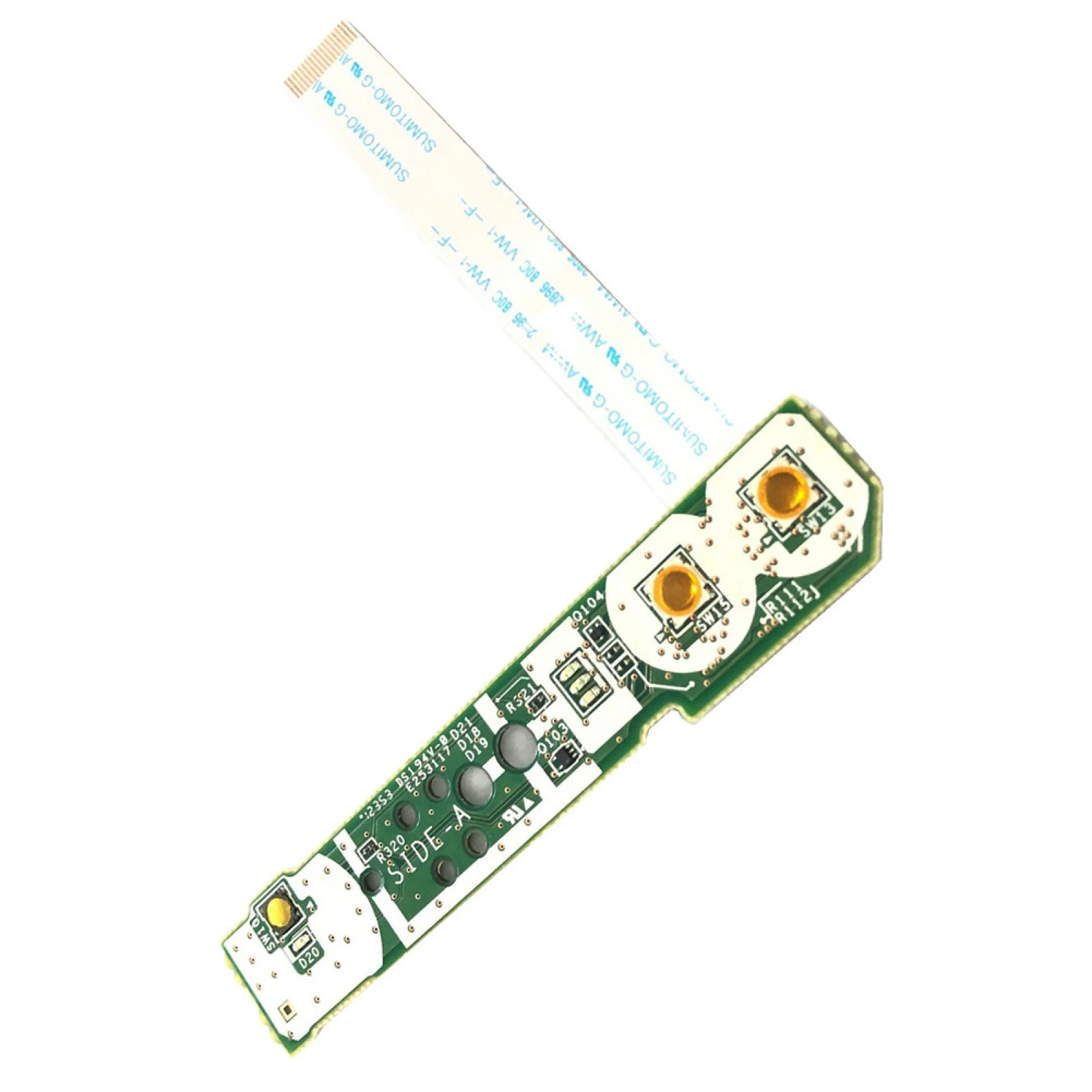 For Nintendo WII U Pad Game Console Power Switch Motherboard With Flex Cable Replacement Repair Parts Host Accessories Original