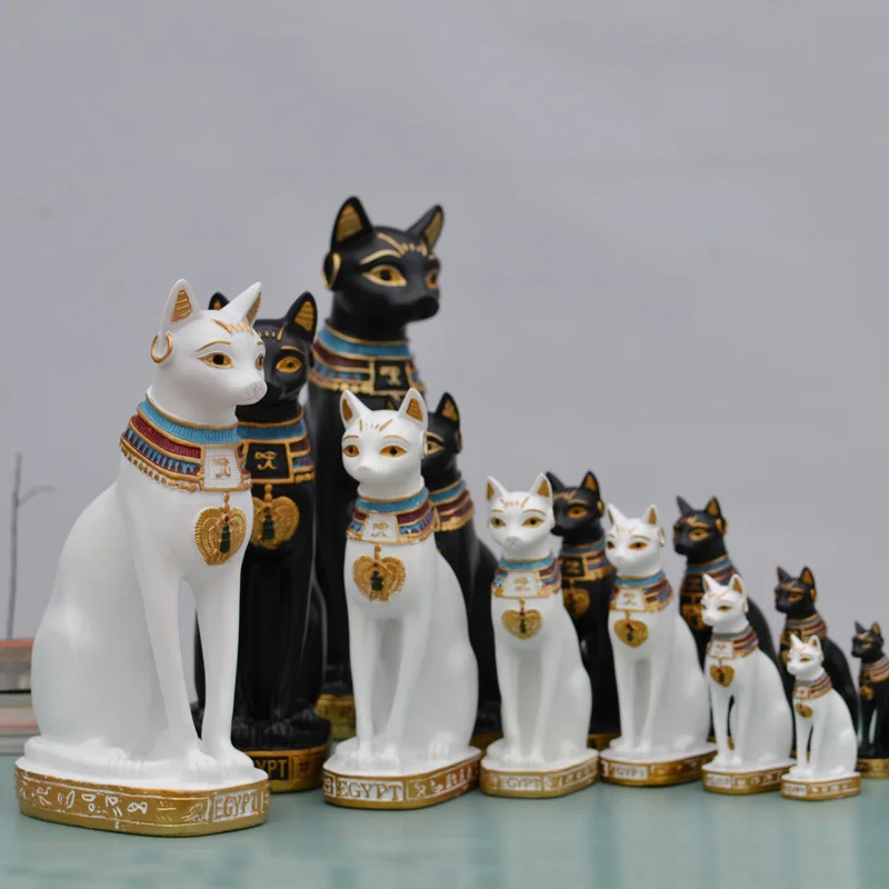 

Статуи Bastet, Египетская кошка, фигурка Бога, кавайное креативное украшение, Bastet God Cat, аниме экшн-фигурка, детские игрушки, бесплатная доставка...