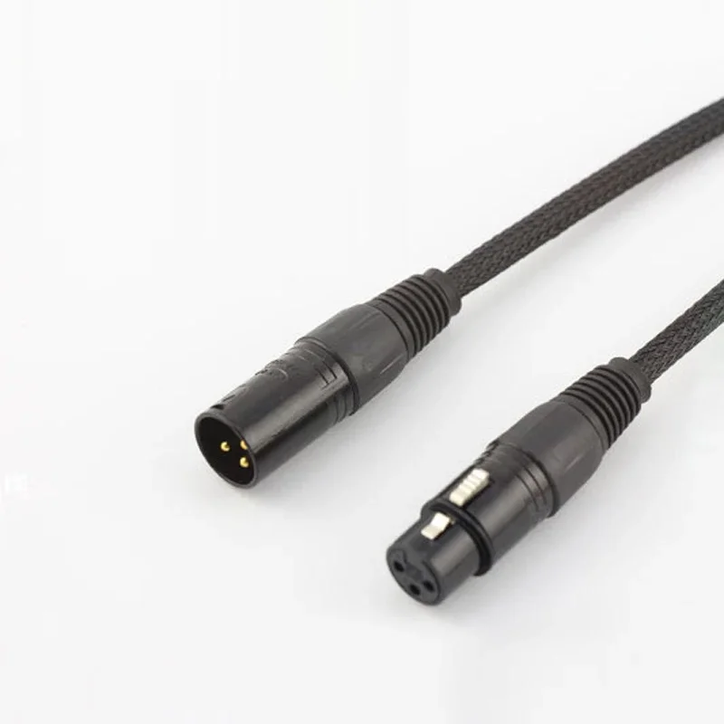 Конденсатор Coppia A53 5N OCC di rame Bilanciamento audio cavo interconnessione con NEUTRIK XLR spina del connettore