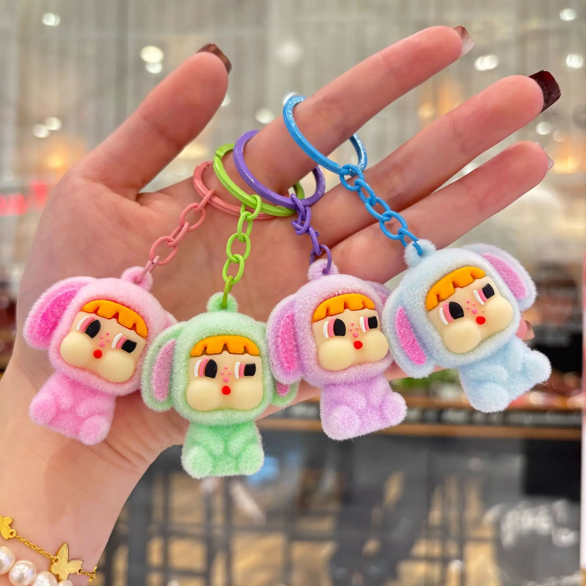 Новый Kawaii Crybaby Flying Little Police Chain Рюкзак Подвеска Inspearl Браслет из бисера Аксессуары