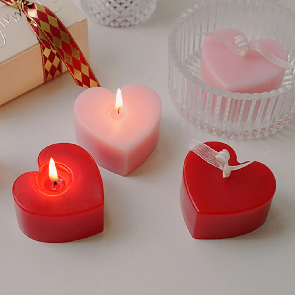 Love Candle Romantic Valentine's Day Proposal Birthday Fragrance Hand Gift Home Heart-Shaped Aromatherapy Candle