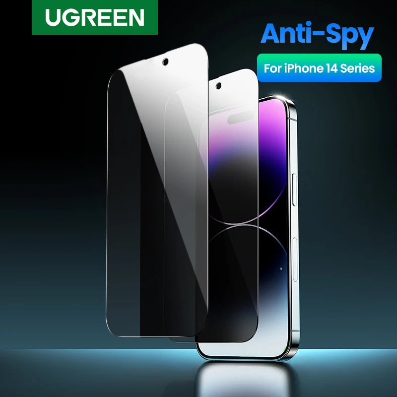 

UGREEN 2 шт. частная защита экрана для iPhone 14 13 Pro Max антишпионское закаленное стекло для iPhone 14 Plus защита экрана телефона