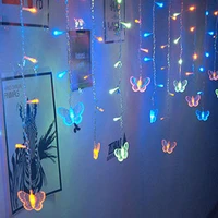 multicolor butterfly led string strip holiday christmas lights garlands 3 5m 100 smd euusukau party wedding lamp 110v220v