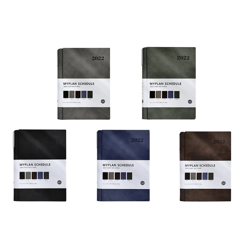 

XXUD Портативный академический планировщик Календарь-планировщик на 2022 год 365-дневный график самодисциплины