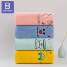 Большое банное полотенце Curbblan с милым принтом, супер впитывающее плотное мягкое полотенце для ванной s, удобное пляжное полотенце s, 4 цвета