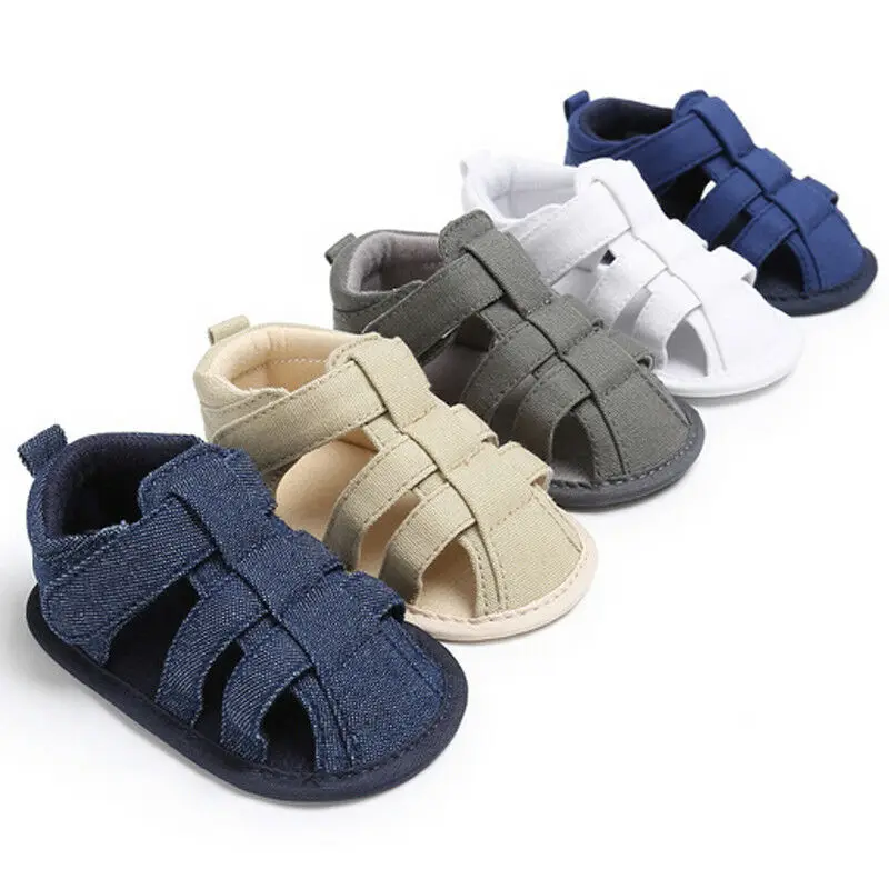

Холщовые кроссовки для мальчиков 0-18 месяцев, мягкая подошва, сандалии для начинающих ходить детей, модная обувь для новорожденных