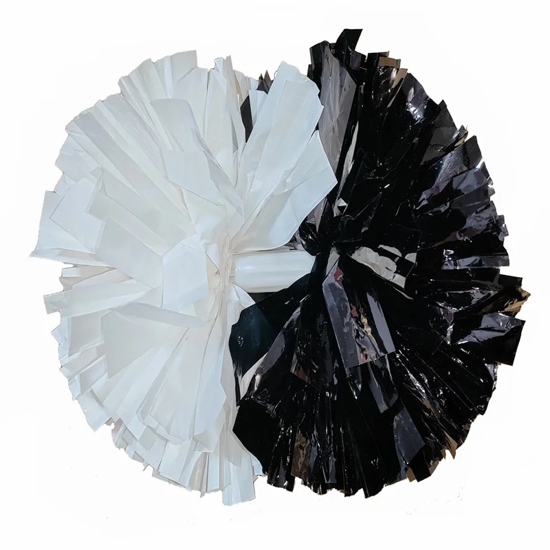 Помпон с сине-белыми шматочками 32 см 2 шт