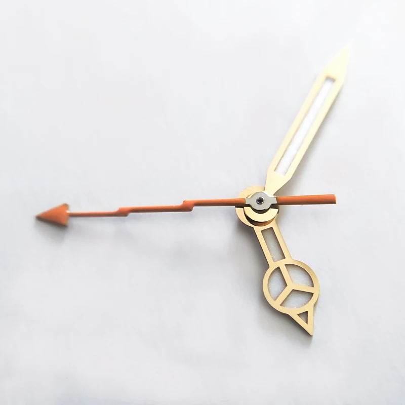 

Green Luminous Watch Hands Fit NH35 NH36 NH38 Movement Reloj Manecillas Orange Needle Repair Parts Watch Accessories