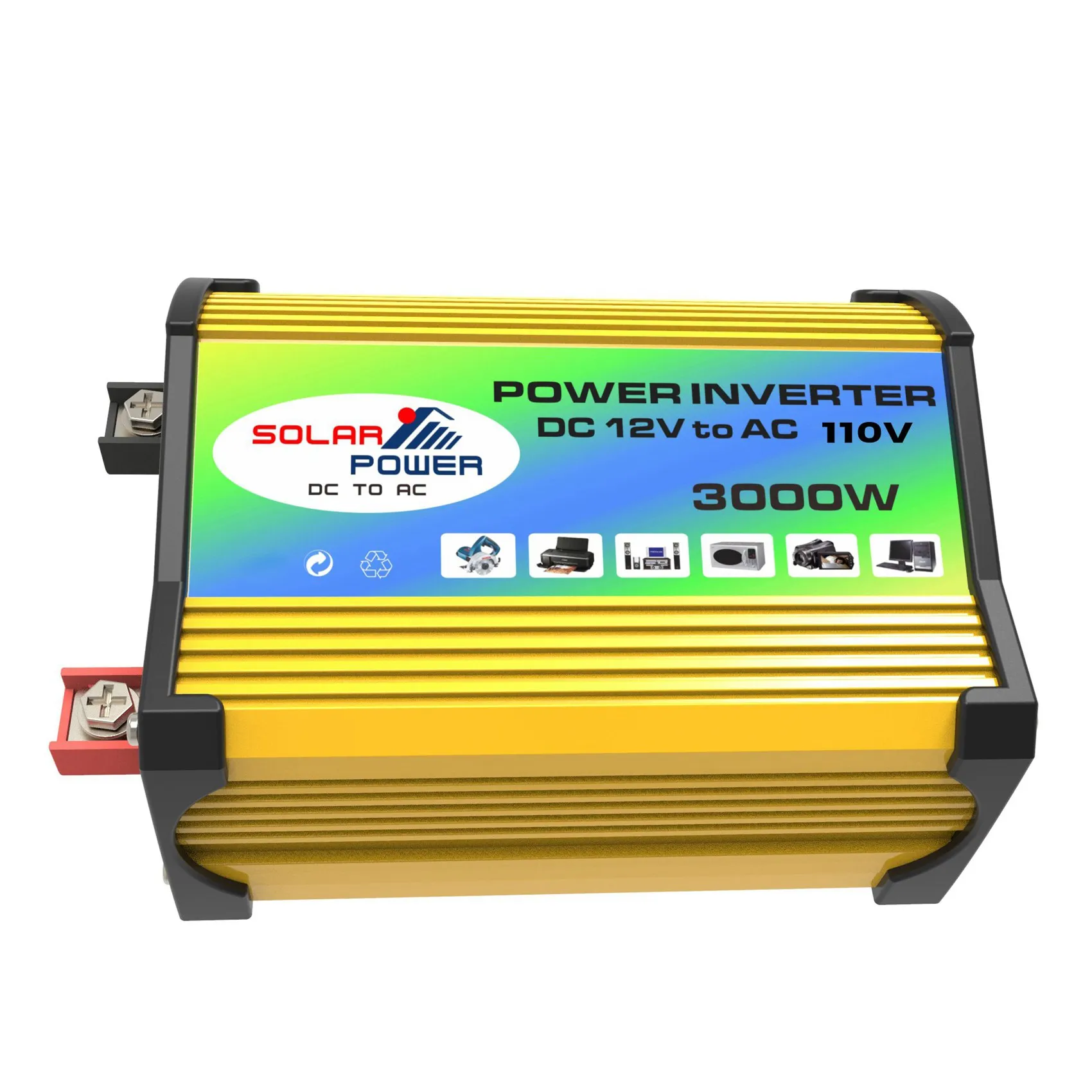 

DC12V to AC 110V 3000W Car Power Inverter Dual USB Fast Charging Voltage Capacity Transformer Converter
