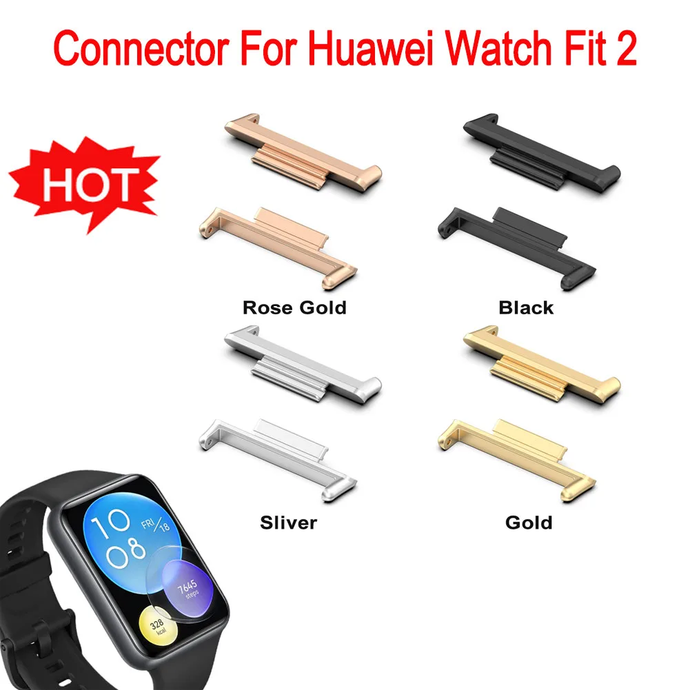 

20mm Metal Connector Metal Link Attachment Watch Strap Connector Adapters Replacement Strap Connector For Huawei Watch Fit 2