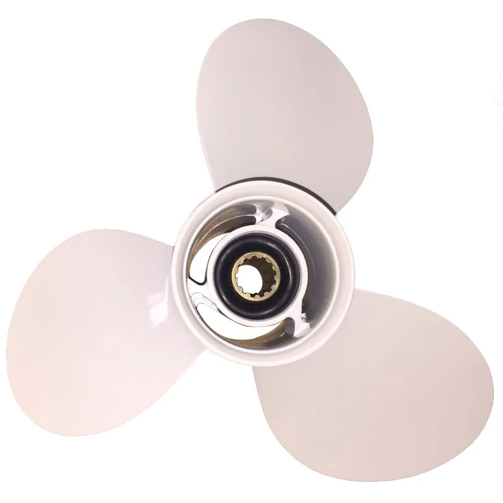 Boat Propeller 10 7/8x11 for Yamaha 40HP-55HP 3 Blades Aluminum Prop 13 Tooth RH 10.875x11 | Автомобили и мотоциклы