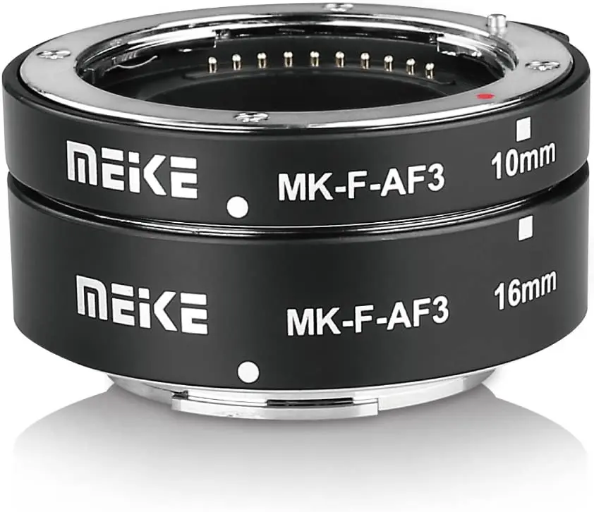 Фото Макро-удлинительная трубка Meike MK-F-AF3 из цельного металла с байонетным креплением 10 мм/16 мм для X-T30/20/10, XT4/3/2/1, X-H1, X-Pro2, X-E3, X-A2, X-E2, X. №1