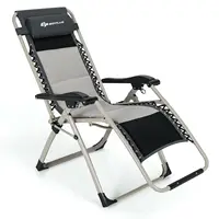 Padded Zero Gravity Chair Adjustable Folding Reclining Lounge Cover Included  NP10347DK-1
