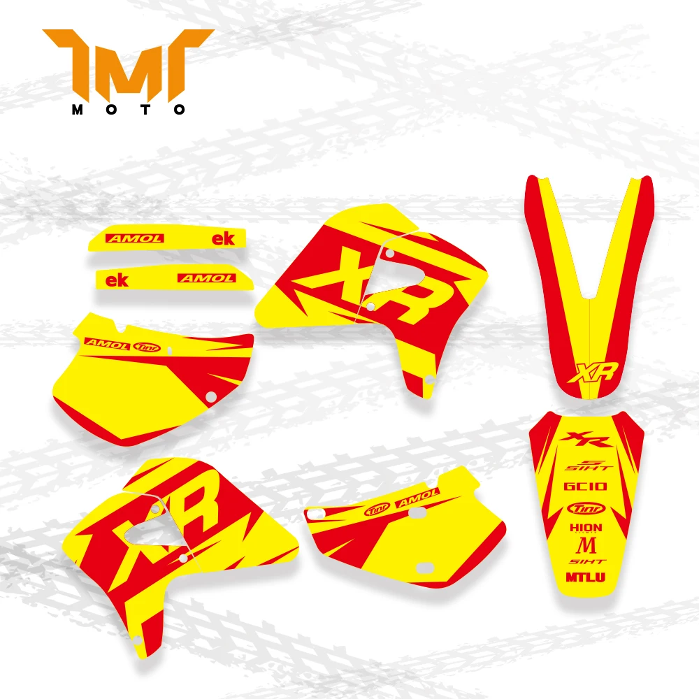 

ГРАФИКИ и фонари Наклейки Наборы наклеек для Honda XR650R 2000 2001 2002 2003 04 05 06 07 08 2009 XR650 R XR 650R