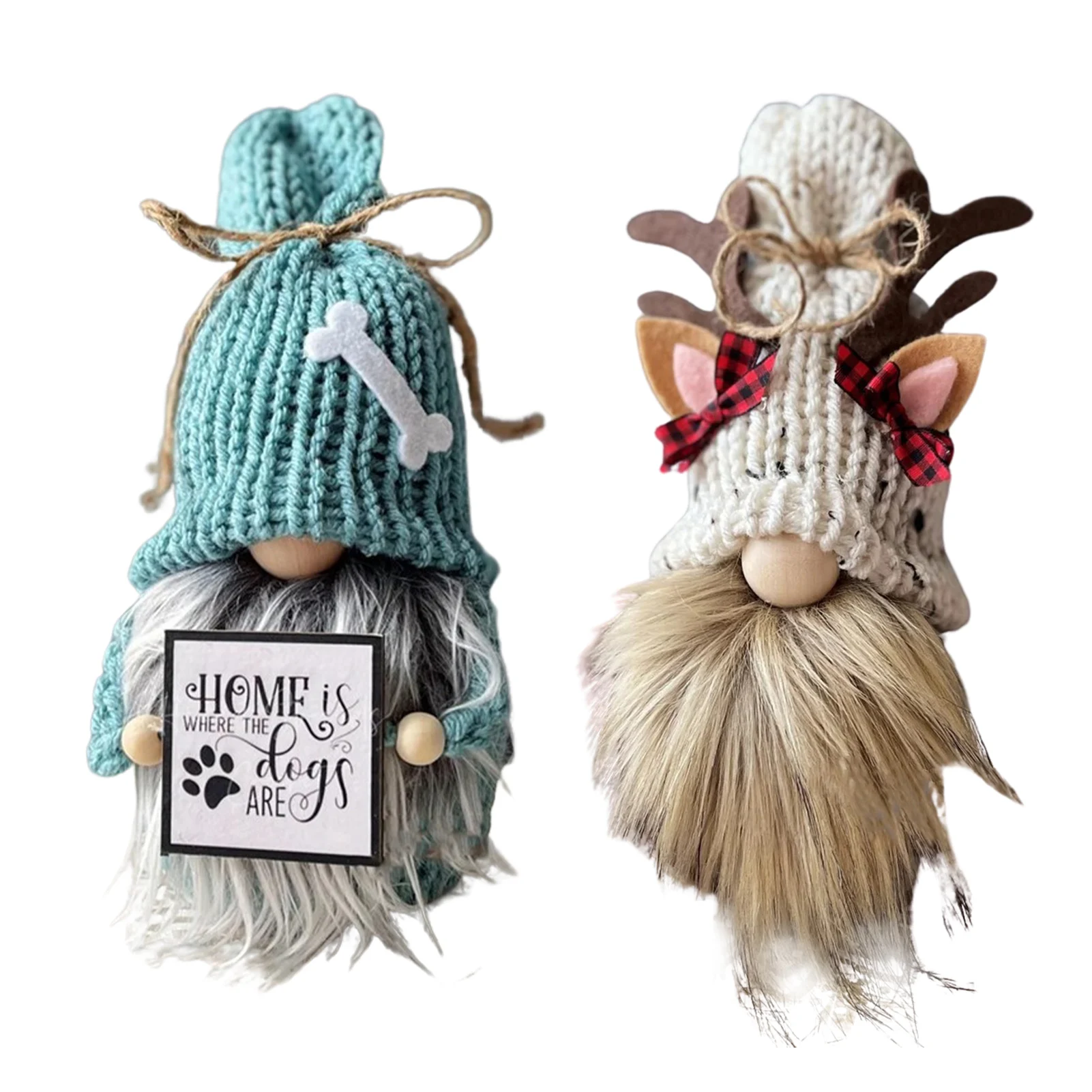 

Christmas Ornament Gnome Decorative Handmade Faceless Elf Doll For Christmas Decor Adorable Plush Decorating Swedish Tomte Dol