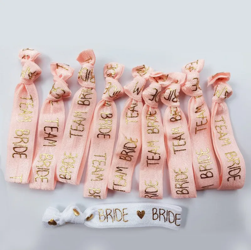 

Team Bride Bachelorette Party Bracelet Bride to Decorate Accessories Hen Party Wedding Bride Shower Supplies