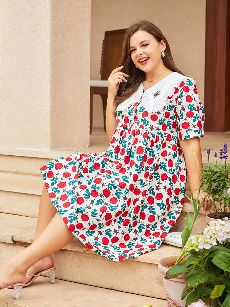 Рисунок 6 - Женское шифоновое платье с коротким рукавом