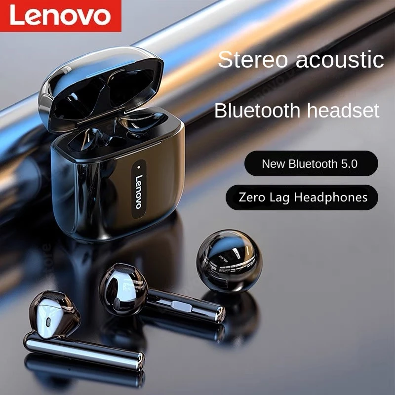 

Lenovo XT83 TWS Bluetooth Earphones Wireless Headphones EarPods 9D Stereo Sport IPX5 Waterproof Earbuds Headset With Microphones