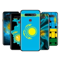 kazakhstan flag for lg k92 k62 k52 k42 k31 k22 k71 k61 k51s k41s k30 k20 g8 g8s g8x thinq black phone case