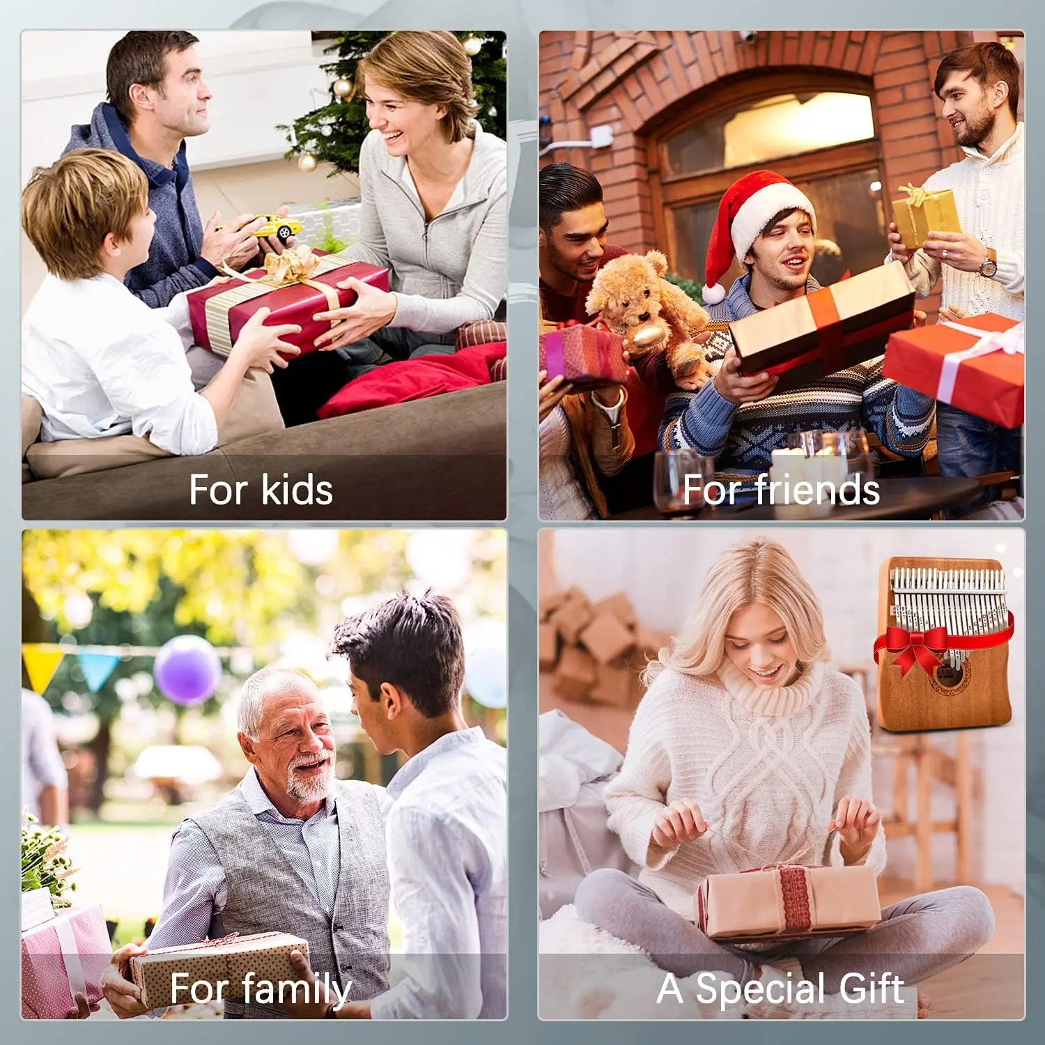 21/17-клавишное Пианино Kalimba С Мелодией И Молотком Профессиональный Музыкальный