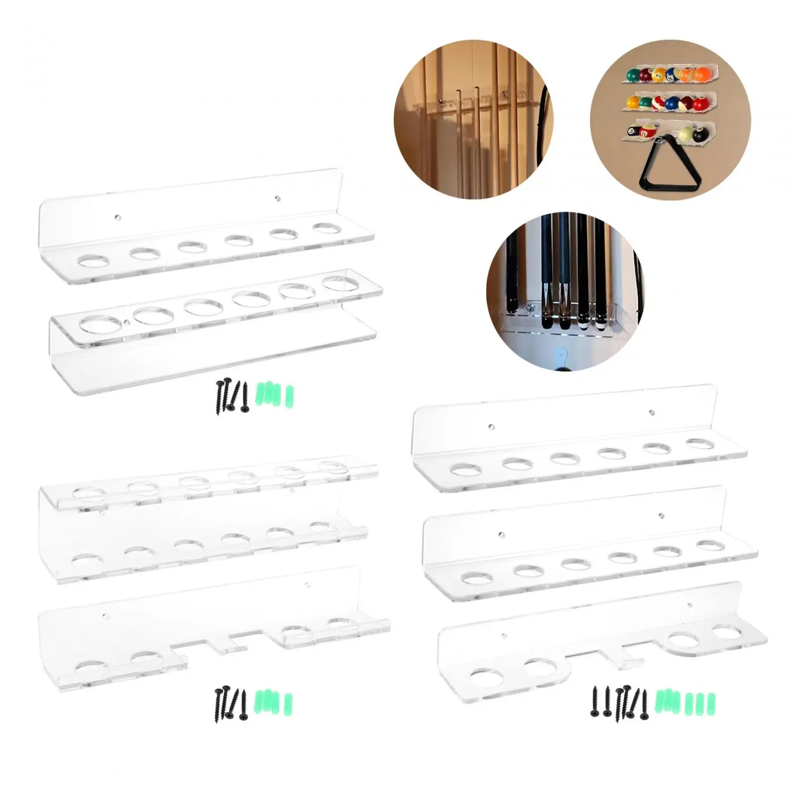 Настенное крепление для бильярдных киев держатель нескользящая стойка